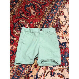 Janie and Jack Mint Green Chino Shorts Size 3 Toddler Classic Summer Preppy